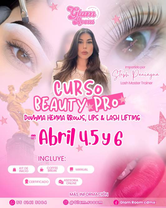 Curso Beauty Pro en Glam Room CDMX