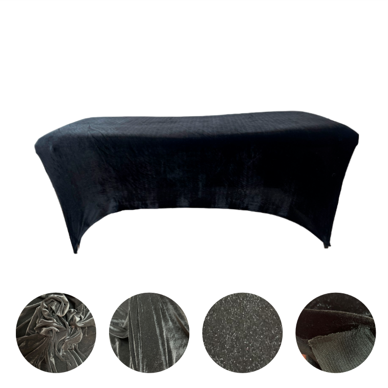 Cubrecamilla de Terciopelo para Lashistas, Salones y Spa – Suavidad y Elegancia | GlamRoom